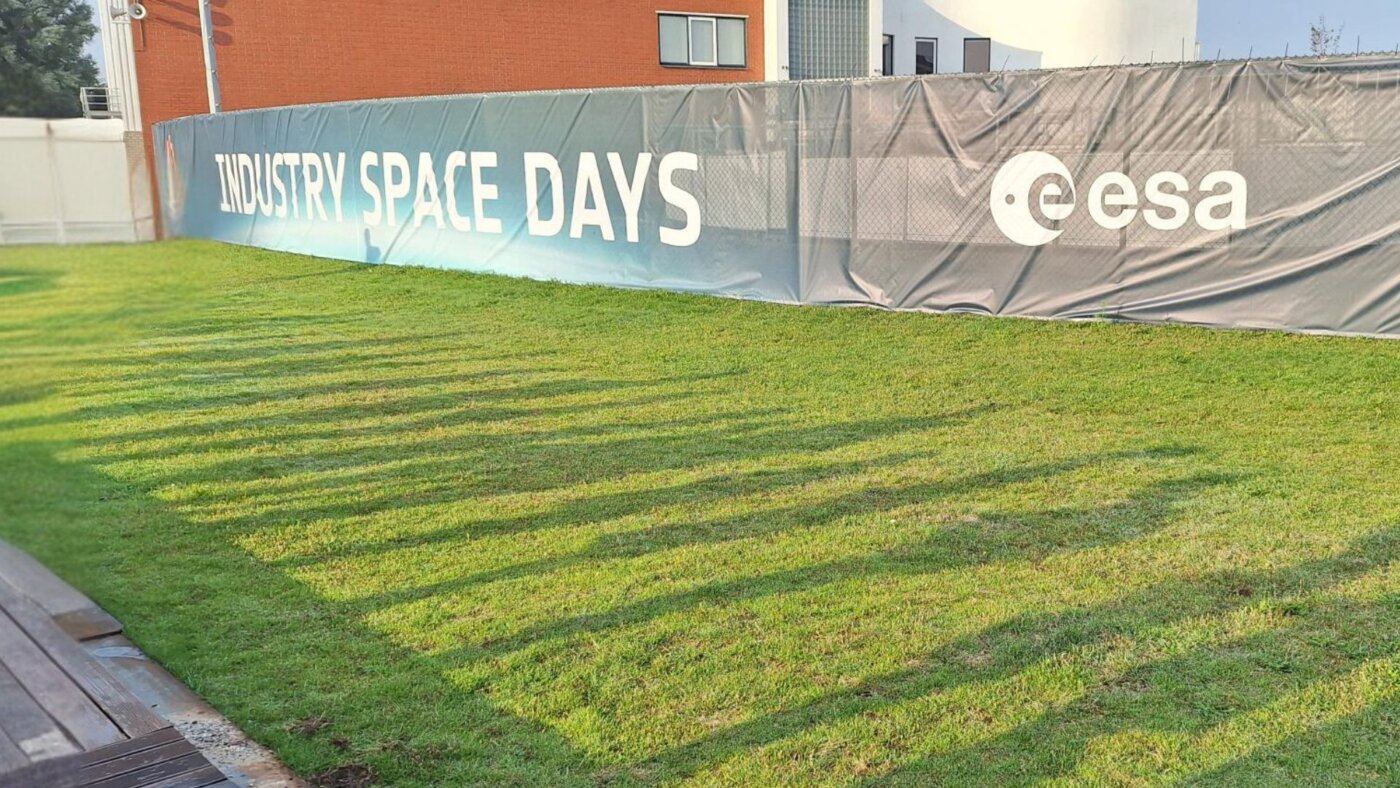 Banner der Industry Space Days bei der ESA.