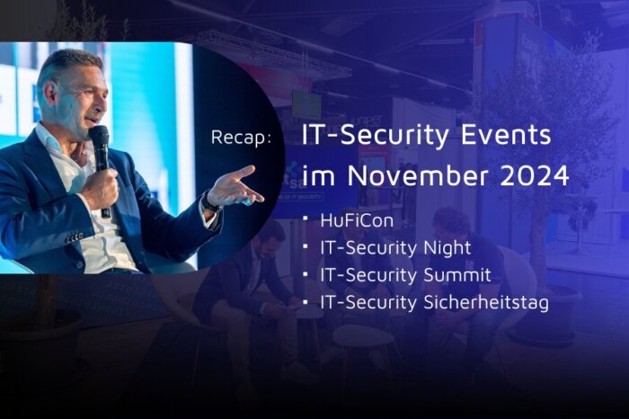 Vortragender bei IT-Security-Events im November 2024.